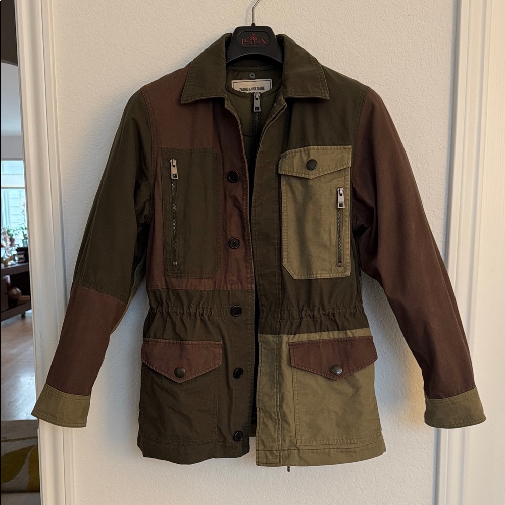 Zadig & Voltaire Womens Kim Patch Jacket XS/S